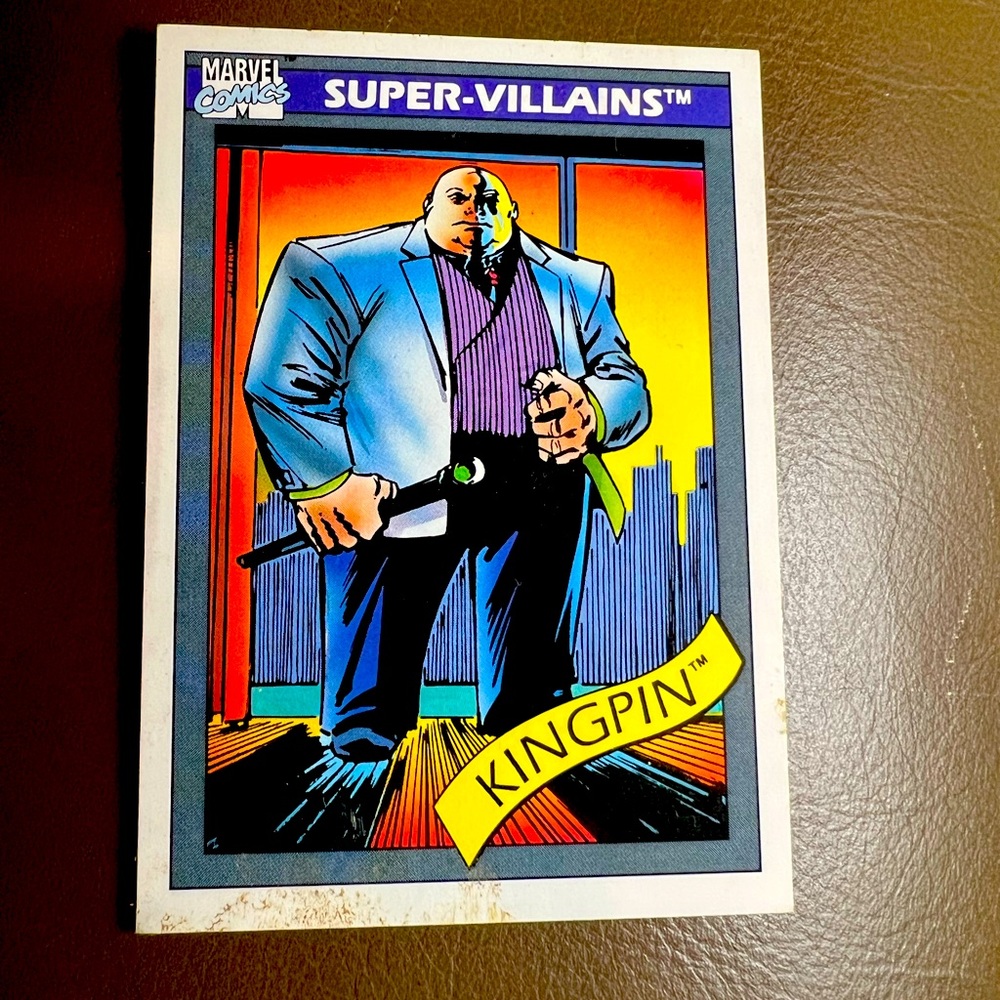 1990 Marvel Universe Kingpin #52 Super-Villains
